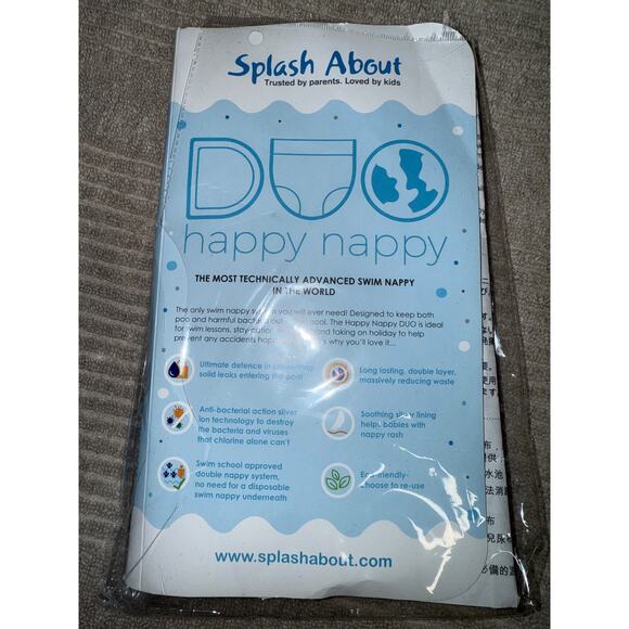 Splash About Happy Nappy Reusable Swim Diaper, Crocodile Swamp, 3-6 Months - Picture 4 of 5